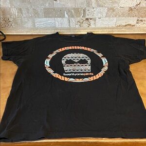 Black Twenty One Pilots vintage Aztec Graphic Vessel Era T-Shirt; pre-owned